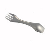 Titanium Spork Knife Combo Utensil - Fork, Spoon, Knife in one piece 22 grams