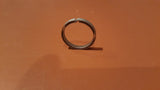 Titanium Round Key Ring Natural Color